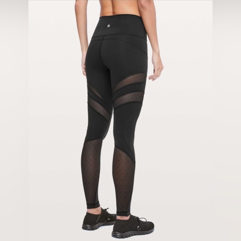 LuLuLemon Wunder Under High-Rise Leggings Mesh HR 28”